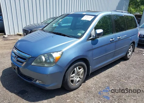 2007 Honda Odyssey Touring z USA, uszkodzony, nr VIN 5FNRL38897B024710